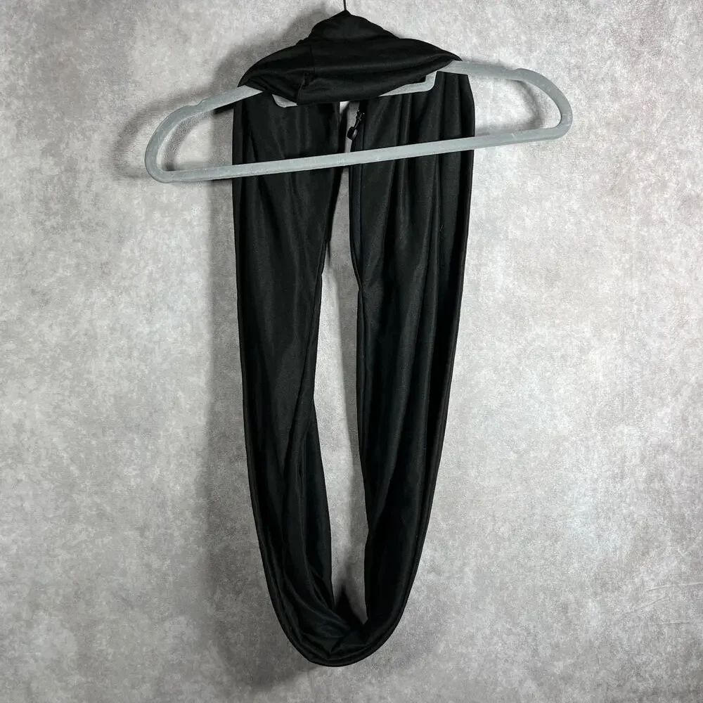 Beyond Yoga‎ Hidden Pocket Infinity Scarf Womens One Size Black Lightweight